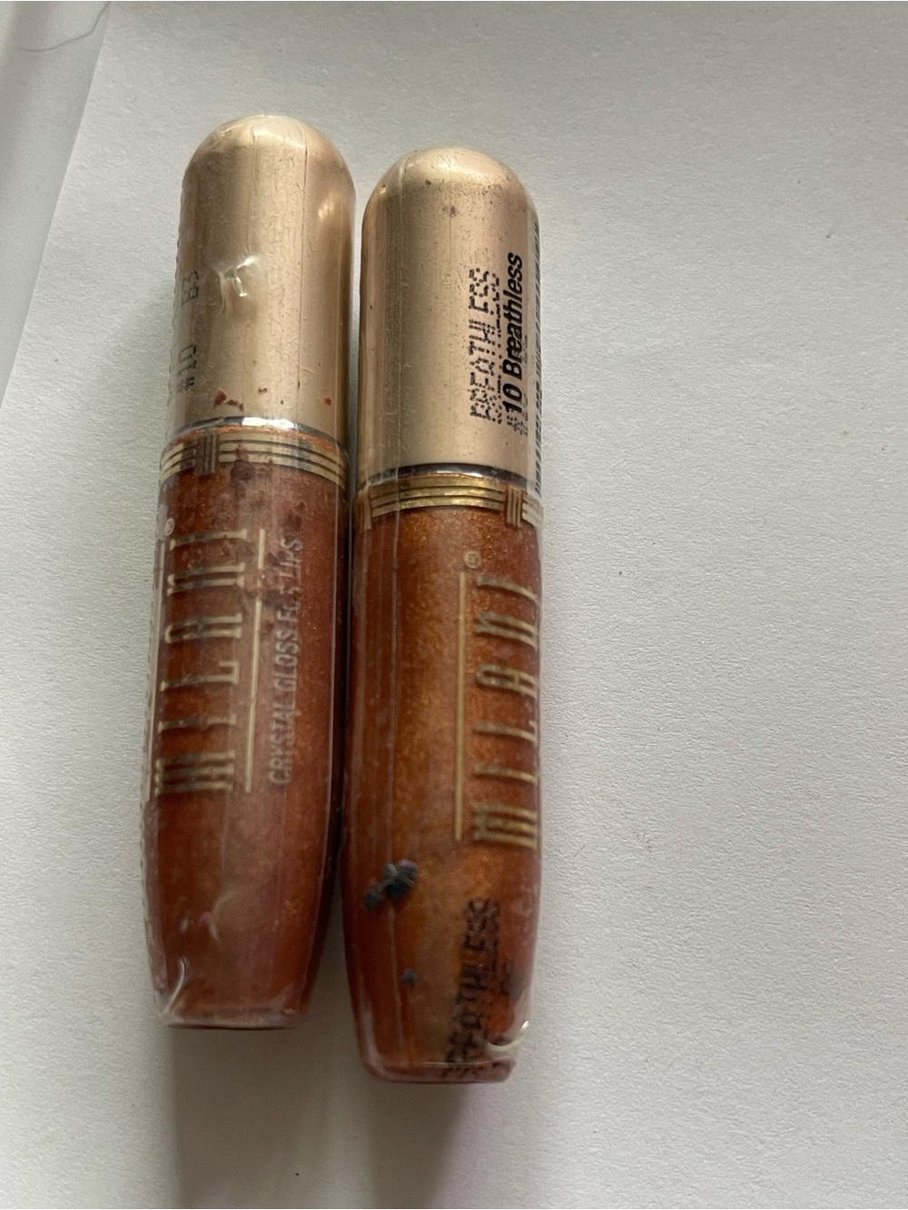 2 Milani Crystal Lip Gloss 10 breathless
